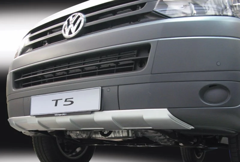 Rgm Spoiler Delantero Inferior 'Skid-Plate' Volkswagen Transporter T5 2003-2015 - Plata (Abs)