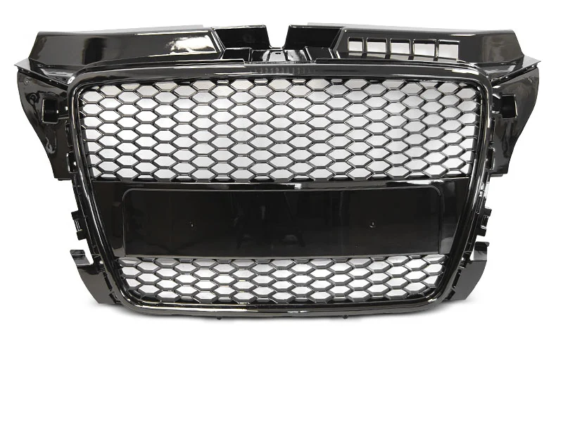 PARRILLA SPORT NEGRO BRILLANTE para AUDI A3 (8P) 04.08-07.12