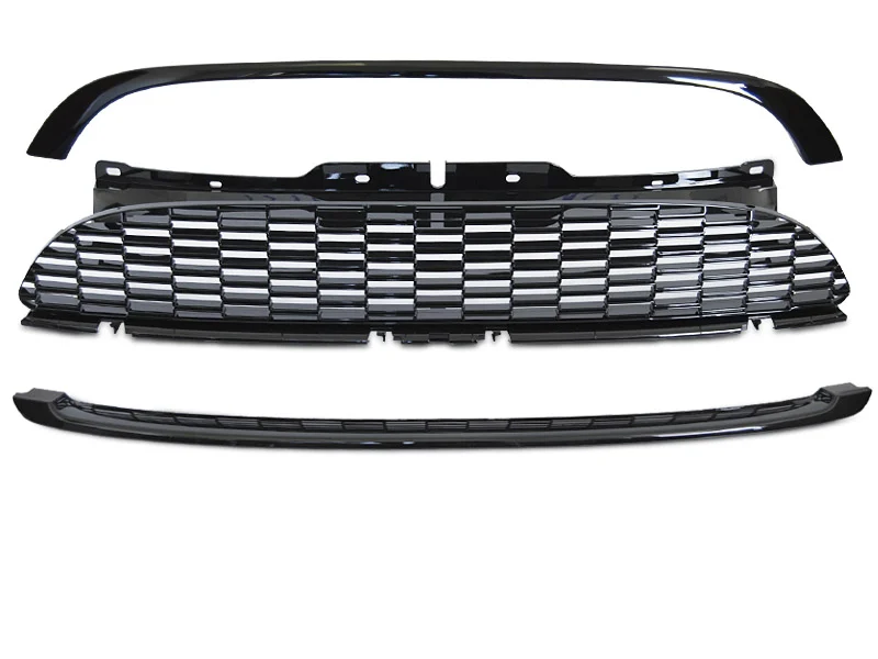 REJILLA MINI COOPER 06-09 R56/57/55 ESTILO JCW NEGRO BRILLO