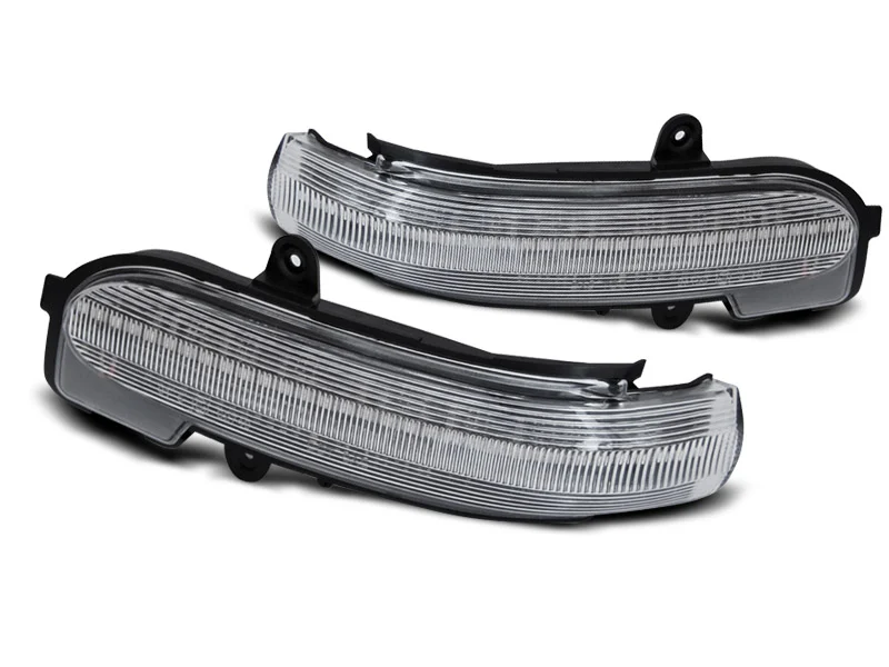 INTERMITENTES DIRECCIÓN LATERAL EN EL ESPEJO LED BLANCO para MERCEDES W203 T203 CL203 00-07 con intermitente dinamico