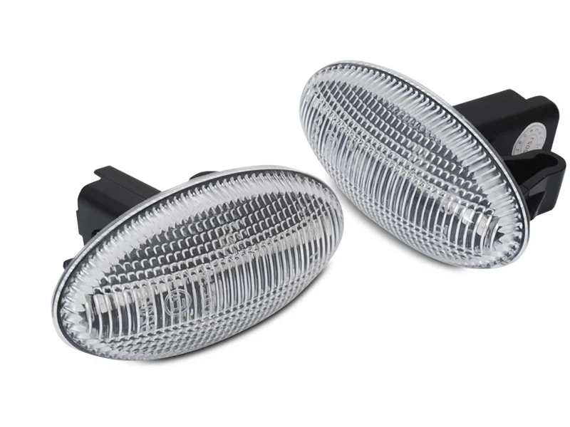 INTERMITENTES DIRECCIÓN LATERAL LED BLANCO compatible con PEUGEOT 107 206 307 CITROEN C1 C2 C3 C4 con intermitente dinamico