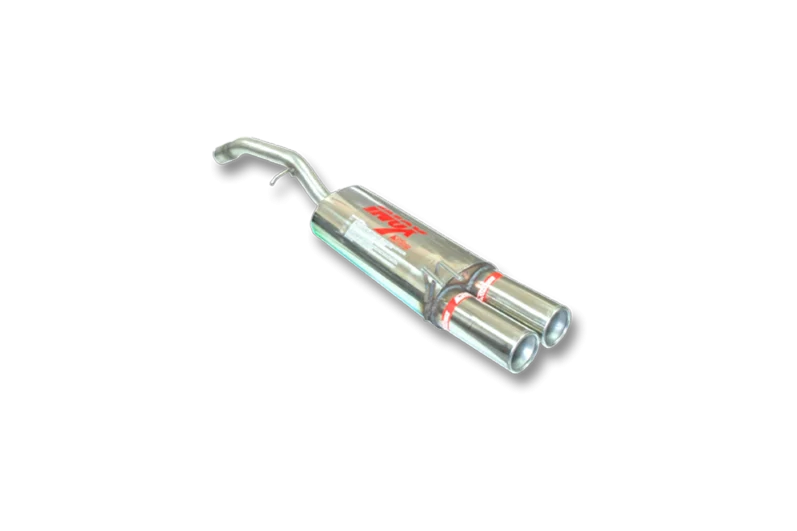 Escape Trasero Inoxidable / Fiat Stilo 1.9 Jtd 02/02-08/05 Rc Racing