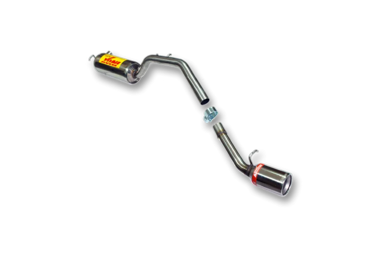 Escape Trasero Inoxidable No Homologado / Mazda 3 2.0i 16v 06- Rc Racing