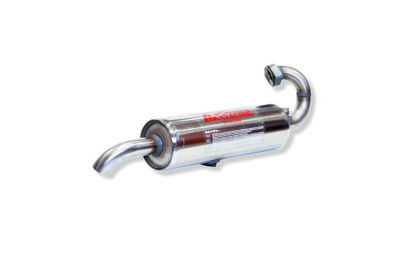 Escape Trasero Inoxidable No Homologado / Smart 452 Roadster 04/03-11/05 Rc Racing