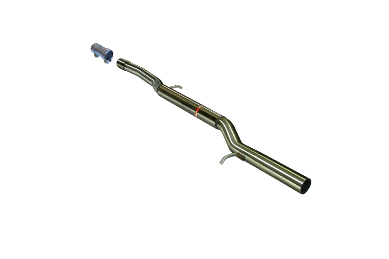 TRAMO INTERMEDIO SIN SILENCIADO INOXIDABLE USO EXCLUSIVO COMPETICION / SEAT LEON / VOLKSWAGEN GOLF IV 1.9 TDI 4*4 01- RC RACING
