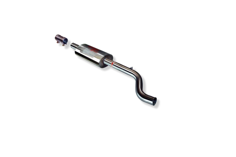 TRAMO INTERMEDIO CON SILENCIADO INOXIDABLE / RENAULT CLIO / RENAULT CLIO III SPORT 2.0I RS 16V 43714 RC RACING