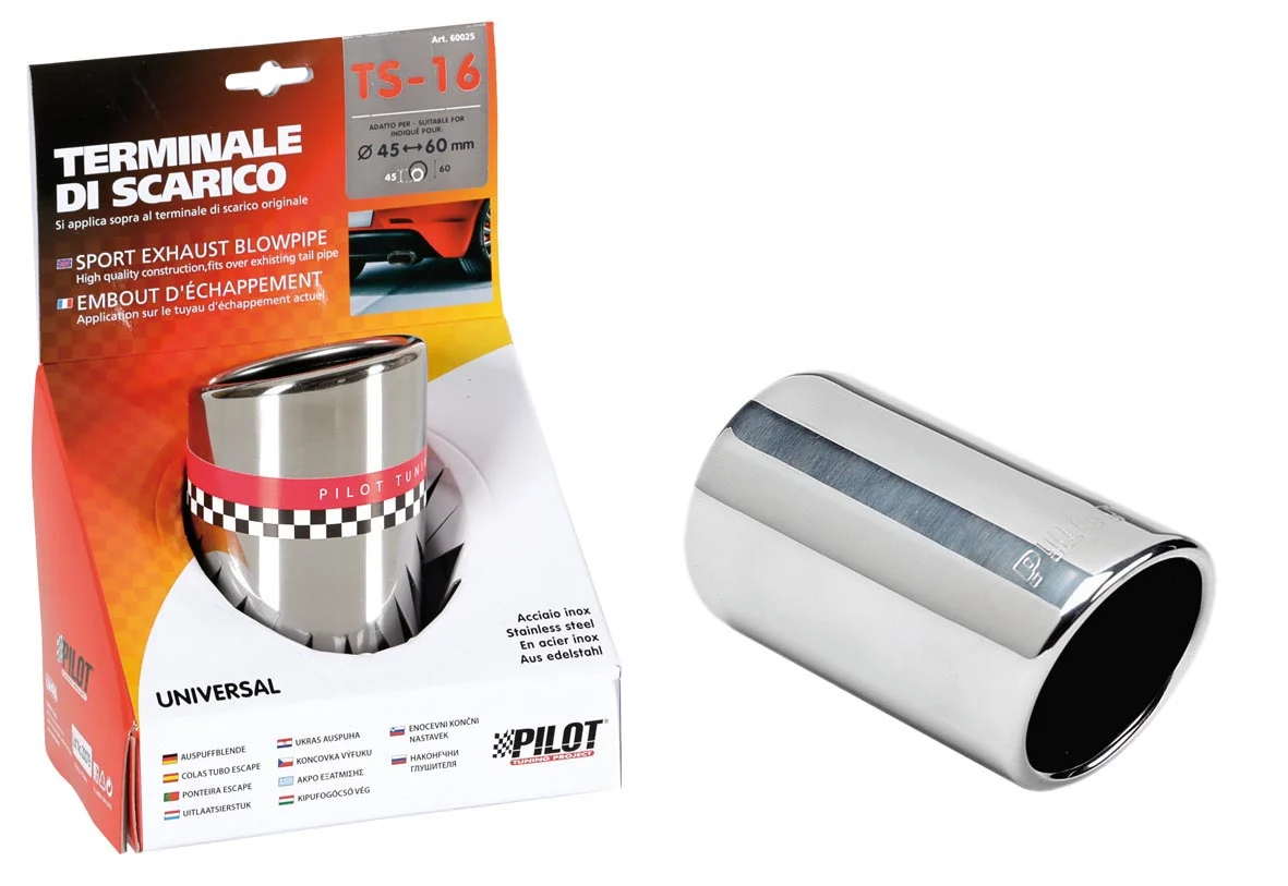 Tubo Escape Ts-16l Acero Inoxidable Diam.40-60mm