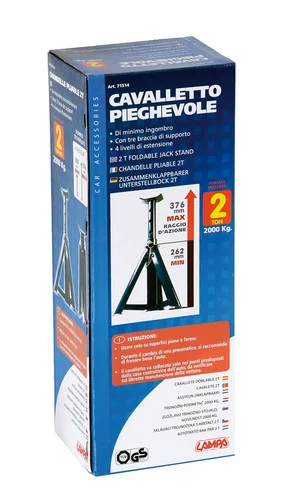 Soporte De Gato 2000 Kg Ajustable 4 Niveles Homologacion Gs-Tuv