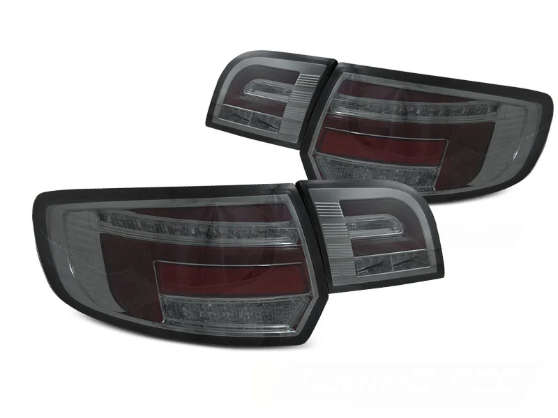PILOTOS TRASEROS ROJAS SMOKE compatible con AUDI A3 8P 5D 08-12 con intermitente dinamico