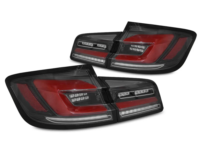 PILOTOS TRASEROS LED BAR NEGRO para BMW F10 10-16 con intermitente dinamico
