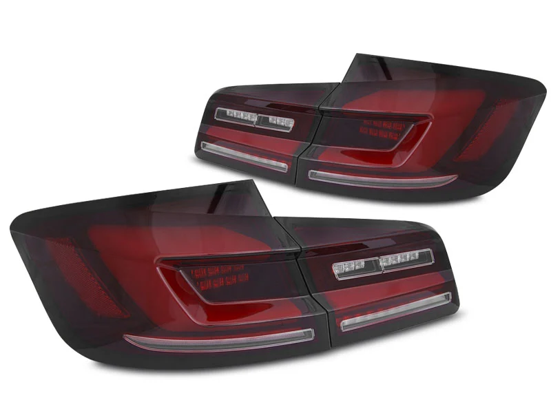PILOTOS TRASEROS LED BAR ROJO HUMO para BMW F10 10-16 con intermitente dinamico