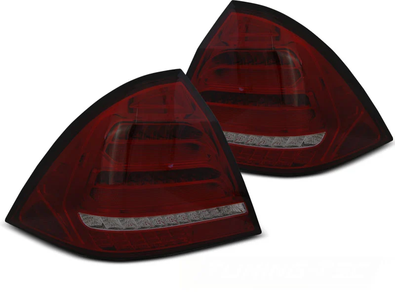 PILOTOS TRASEROS BARRA LED ROJA HUMO MERCEDES W203 SEDAN 04-07