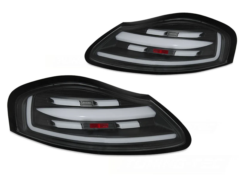 PILOTOS TRASEROS LED BLACK para PORSCHE BOXSTER 986 96-04 con intermitente dinamico