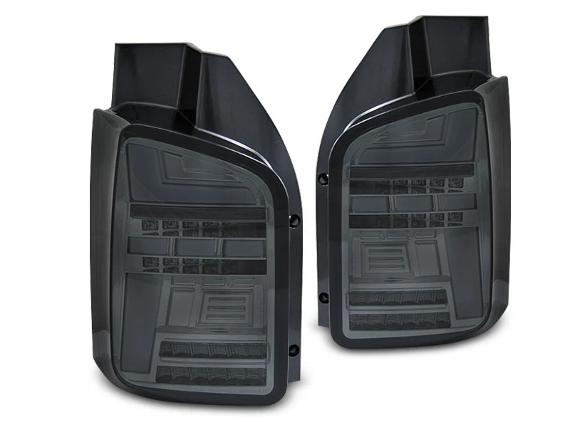 PILOTOS TRASEROS LED SMOKE para VW T5 10-15 con intermitente dinamico