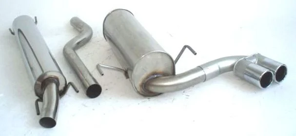 Sistema De Catback De 63,5 Mm Con Tubo De Escape En El Medio Friedrich Opel Astra G Año: 98-2004 Caravan 1.6l 55/62kw / 1.6l 1
