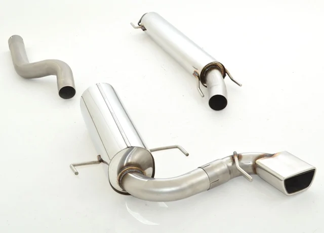 Sistema De Catback De 76 Mm W. Tubo De Escape En El Medio Friedrich Opel Astra H Gtc Opc Desde Año: 2005 2.0l Turbo 177kw