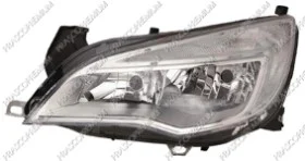 Optica Izda H7+h7 Electrica-C/Motor-Cromada