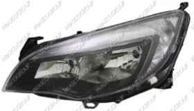Optica Izda H7+h7 Electrica-C/Motor Negra