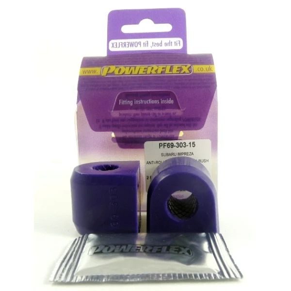 Powerflex Silentblock Rear Anti Roll Bar To Chassis Bush 15mm SUBARU Impreza Turbo, WRX & Sti (GC,GF 93 - 00)