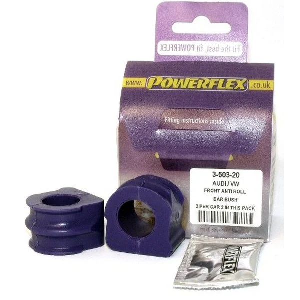 Powerflex Silentblock Front Anti Roll Bar Mounting 20mm AUDI TT Mk1 Typ 8N 2WD (1999-2006)