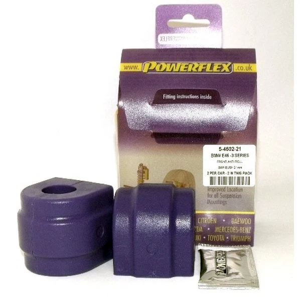 Powerflex Silentblock Front barra estabilizadora 21.5mm BMW E46 3 Series Xi/XD