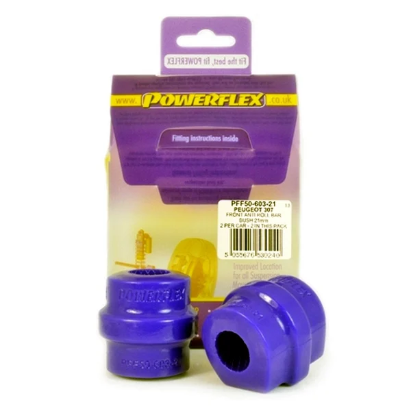 Powerflex Silentblock Front barra estabilizadora 21mm CITROEN Berlingo (2008-on)