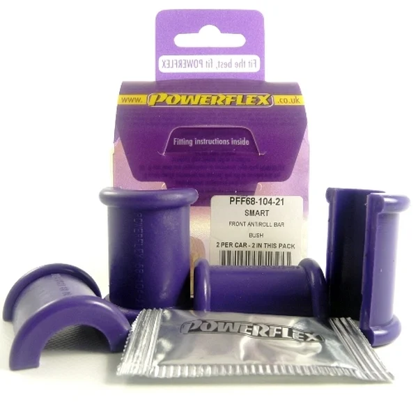 Powerflex Silentblock Front barra estabilizadora 21mm SMART ForTwo, City-Coupe and Roadster inc Brabus (1998-2007)