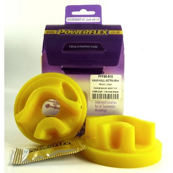 Powerflex Silentblock Front Lower Engine Mount Insert Kit OPEL Astra MK4 - Astra G (1998-2004)