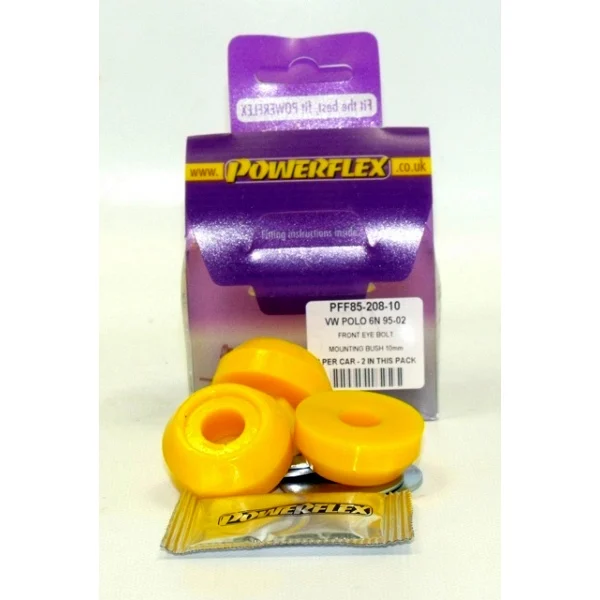 Powerflex Silentblock Front Eye Bolt Mounting Bush 10mm VOLKSWAGEN Golf Mk3 4WD Syncro (1993 - 1997)