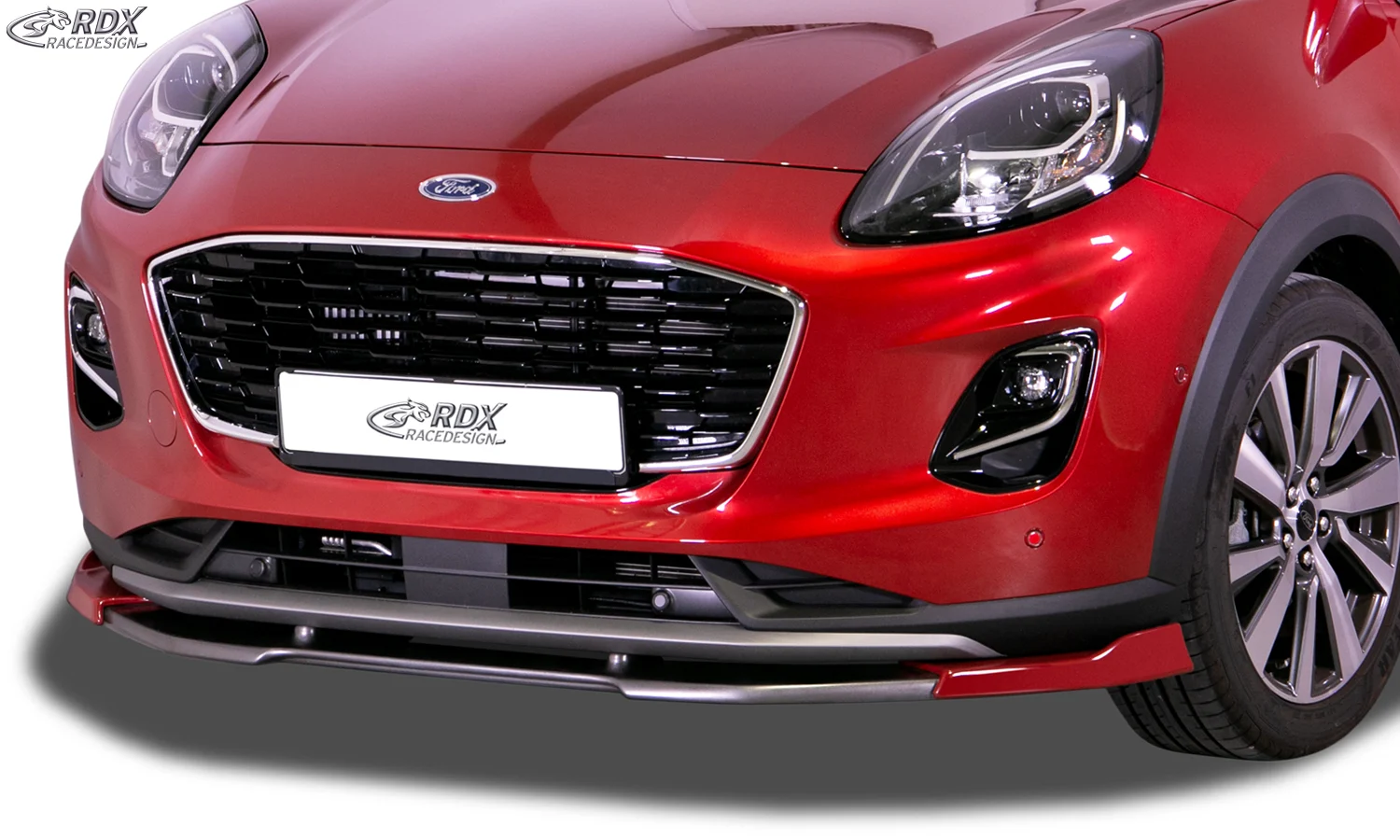 RDX Spoiler delantero VARIO-X for FORD Puma Titanium, Titanium X (2020+) Front Lip Splitter