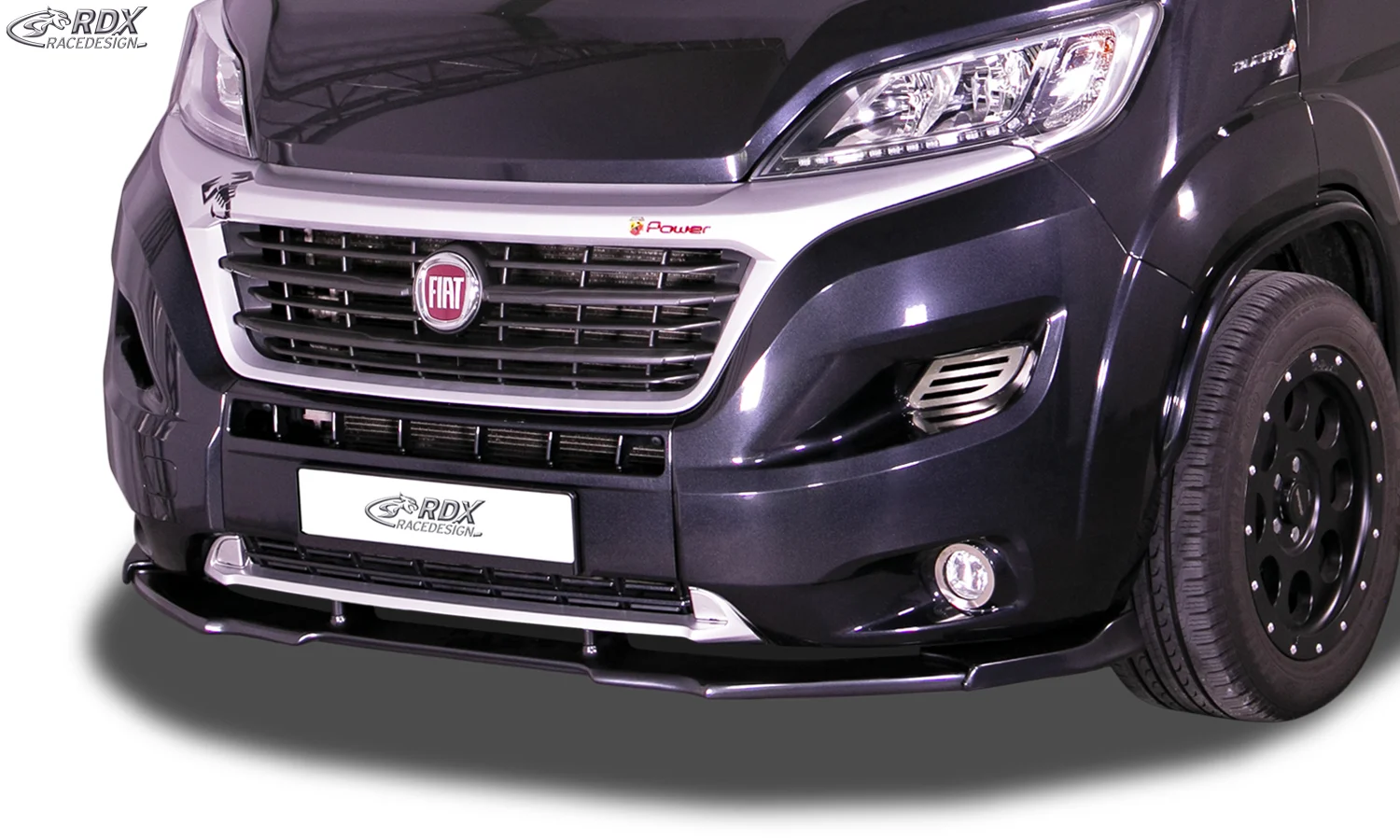RDX Spoiler delantero VARIO-X for CITROEN Jumper 2014+, FIAT Ducato 2014+, PEUGEOT Boxer 2014+ Front Lip Splitter