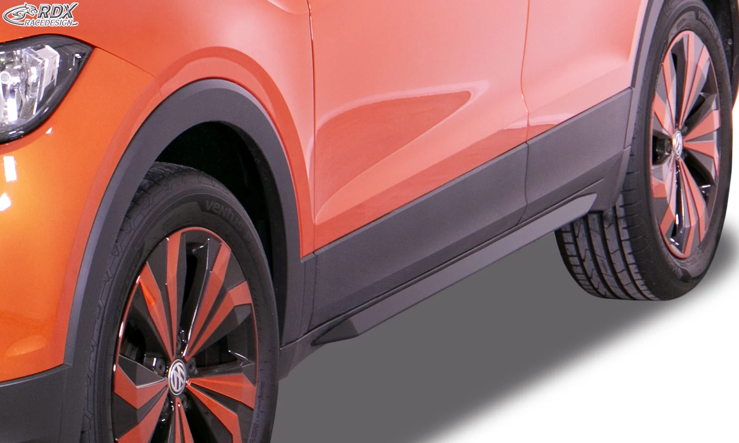 RDX Pareja de taloneras VW T-Cross "DIFUSORES DE TALONERA" ABS
