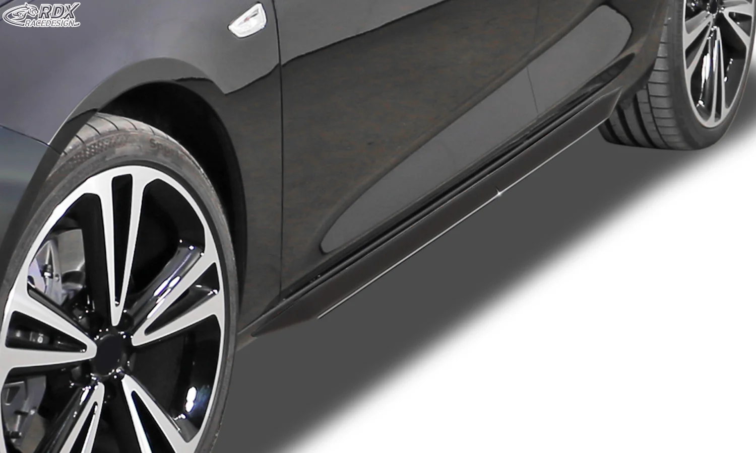 RDX Pareja de taloneras DODGE Caliber "DIFUSORES DE TALONERA" ABS