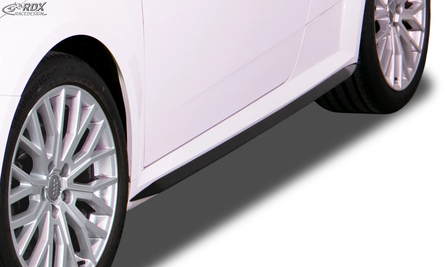 RDX Pareja de taloneras AUDI TT (FV/8S) "DIFUSORES DE TALONERA" ABS