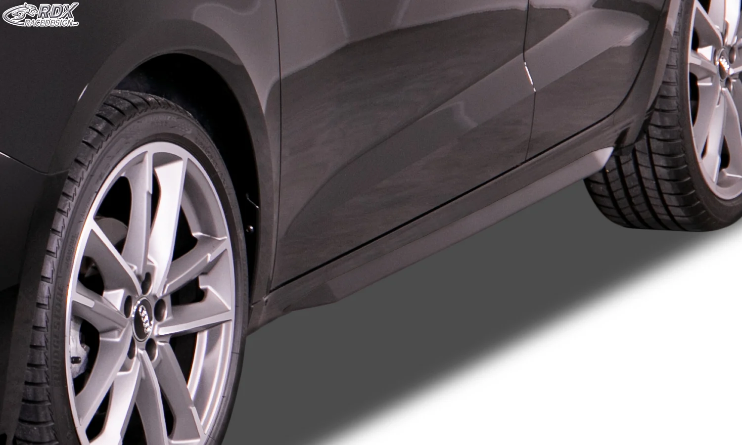 RDX Pareja de taloneras AUDI A1 (GB) "DIFUSORES DE TALONERA" ABS