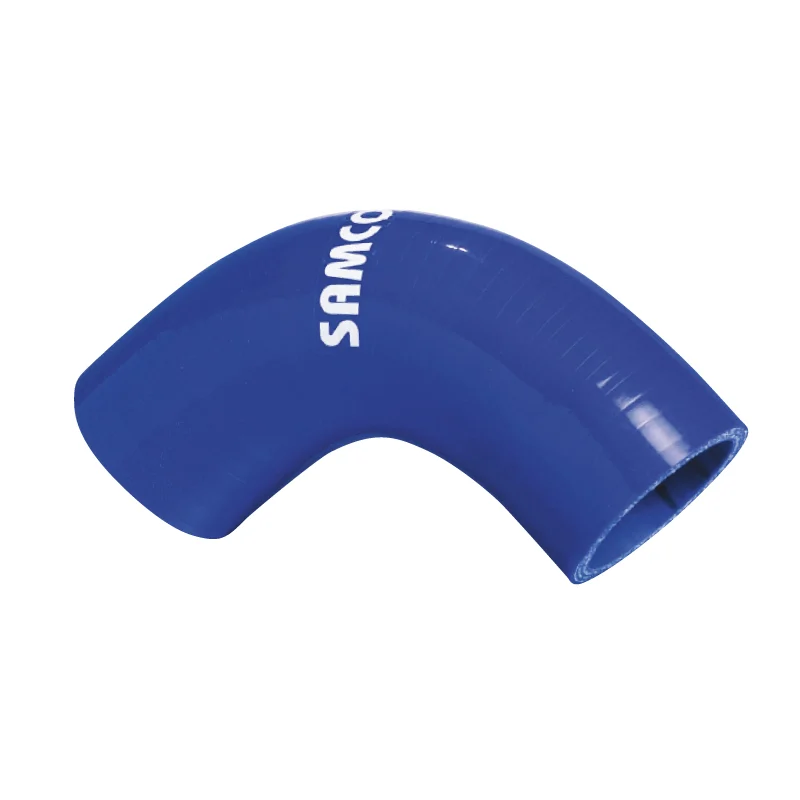 Samco Codo De Silicona 90 Grados - Largo 125mm - ø83mm - Azul