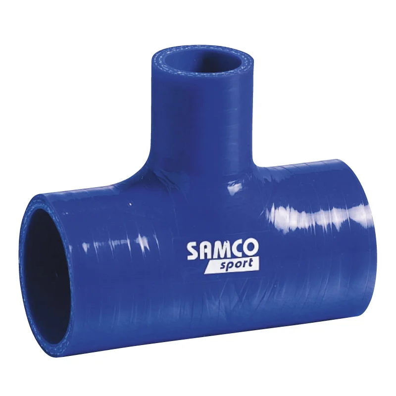 Samco Tuberia De Silicona Tipo-T 25mm - Largo:102mm - ø60mm - Azul