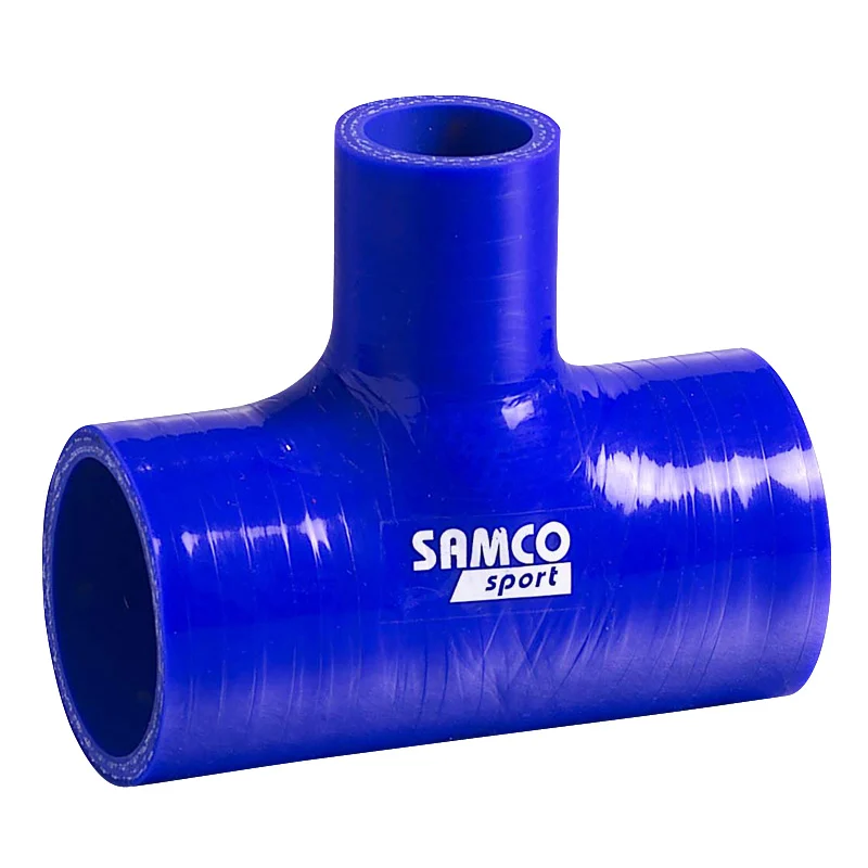 Samco Tuberia De Silicona Tipo-T 25mm - Largo:102mm - ø76mm - Azul