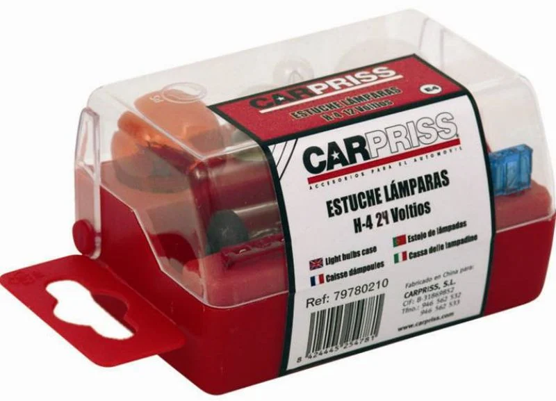 Estuche Juego Lamparas H-4 24 Voltios.