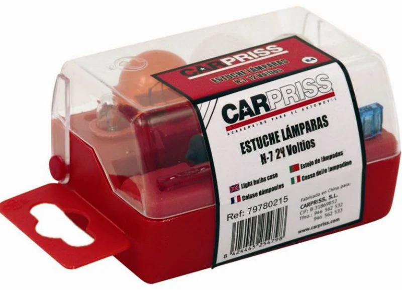 Estuche Juego Lamparas H-7 24 Voltios.