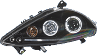 Faros Delanteros Kl Pe 307 01-05 Black + Halorims