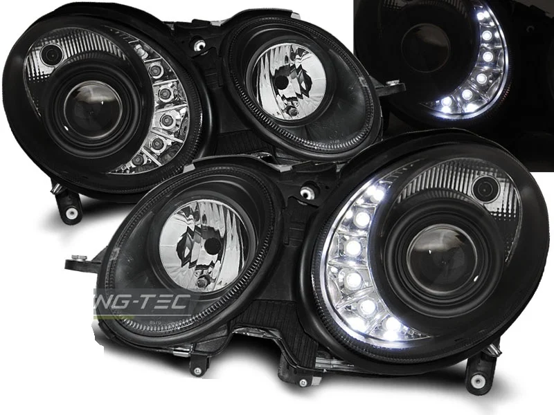 FAROS DELANTEROS XENON DAYLIGHT BLACK compatible con MERCEDES W211 E-KLASA 03.02-04.06
