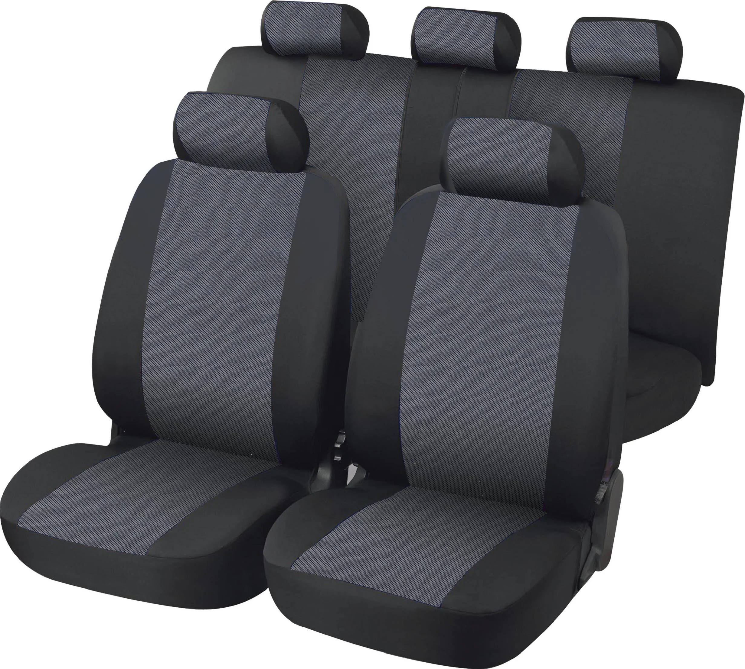 Fundas Asiento 11 Piezas Belfort Negro/Gris