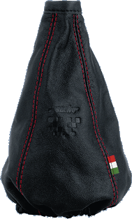 Fundas Palanca Cambio Ph Cuffia Small Black + Red Seam