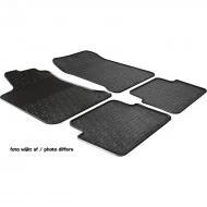 Alfombrillas Goma Volkswagen Touran 2015- (Manual) (T Profile 4-Pieces + Mounting Clips)