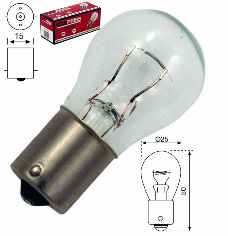 Lampara 1 Polo 12v 21w (Caja 10 Unidades).
