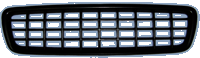 Parrillas Deportivas Nosign Grill Vo V70 01-04 Black