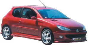 Taloneras Peugeot 206