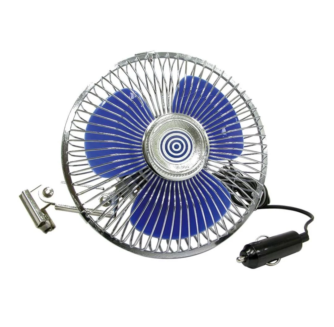 Ventilador Metal 12v Oscilante 15cm